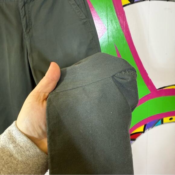 Caribbean Joe, Green Straight Leg Pants. Size 12. Have been hemmed and altered. - Picture 2 of 7